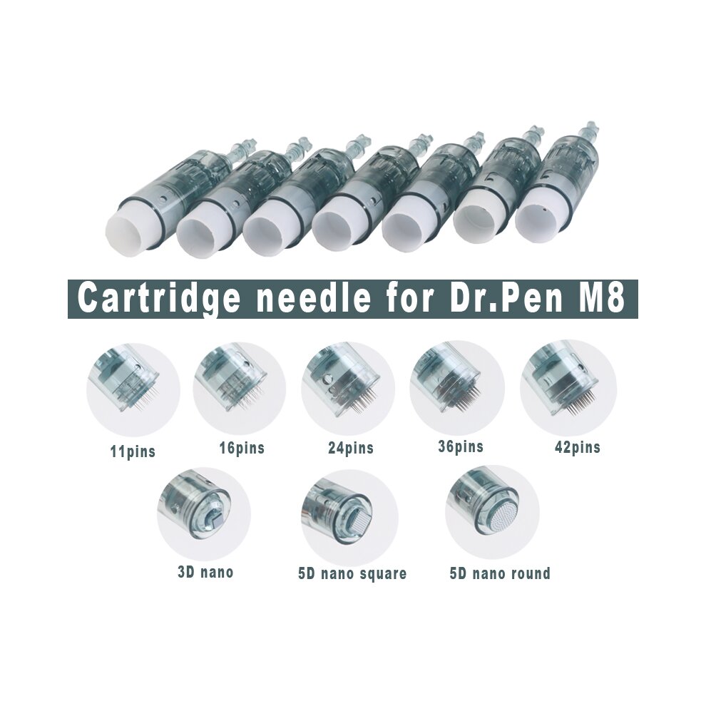 (10PCS 11 Pins) 10PCS Professional Cartridges Needles Fits Dr. pen M8 Replacment Cartridge Micro Needling UK