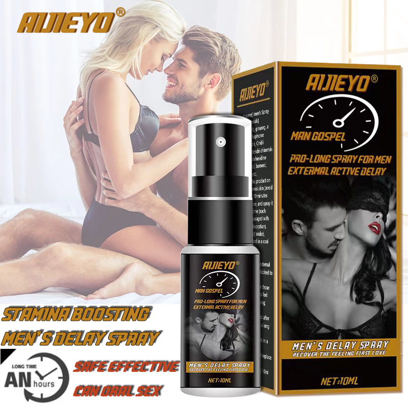 Delay Sex Spray for Men Premature Ejaculation Lasting Erection 60 Minutes Big Male Dick Exciter Aphrodisiac Penis Delay Products
