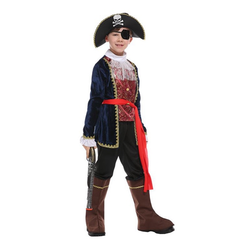 Dress Up Caribbean Boy Pirate Costume For Role Play