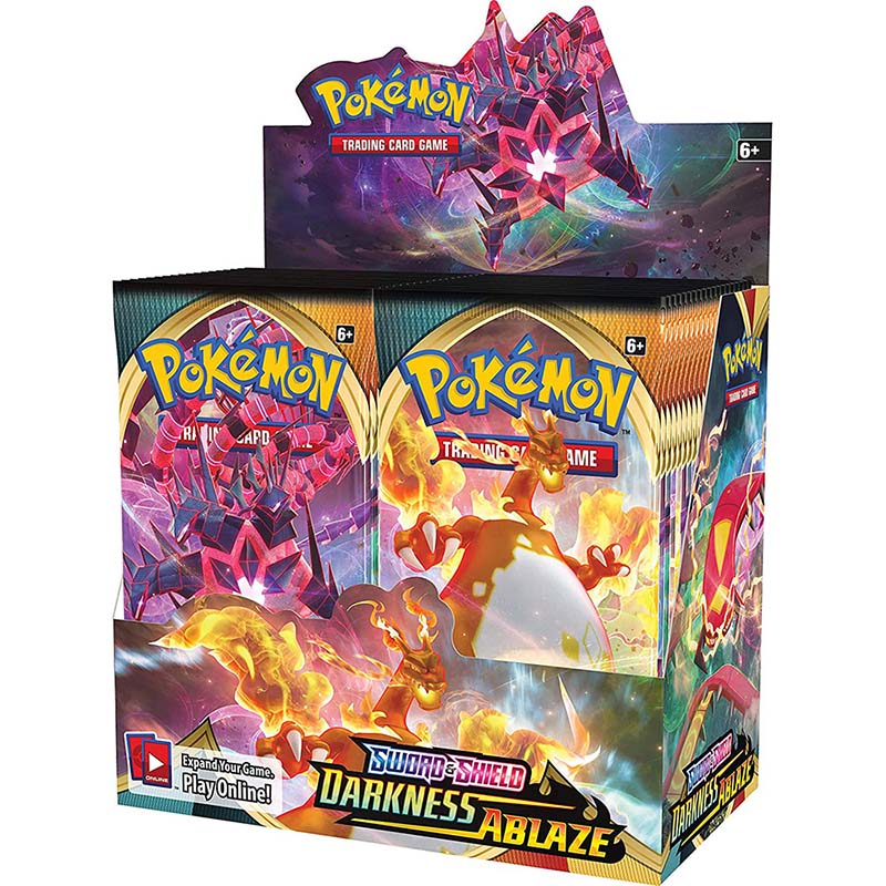 Pokémon Cards Darkness Ablaze TCG Series Booster Box 324Pcs Collection Trading Card Game Toys