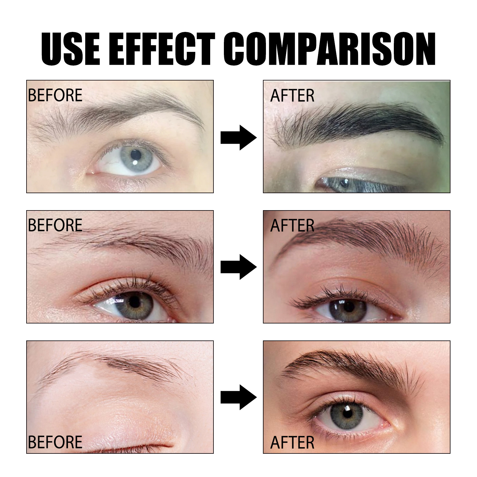 Eyebrow Growth Serum Rapid Brow Eyebrows Enhancing Liquid Boost Longer Fuller Thicker Stronger Healthier Nourishing Natural Eyebrow Solution 3ml.