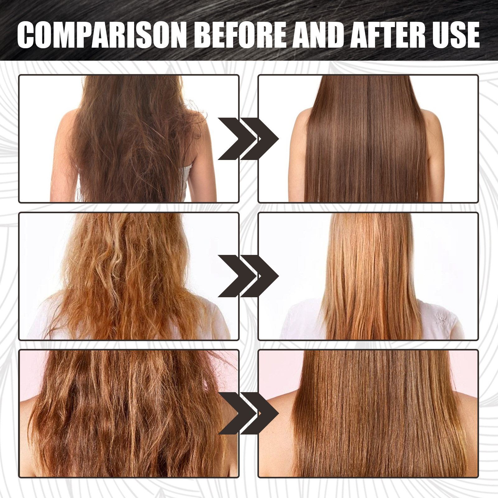 Keratin Repairing Hair Mask Moisturizing Damaged Repairing Mask Moisturizing and Anti Curling Strong Salon Curling and Nourishing Mask Hair Treat