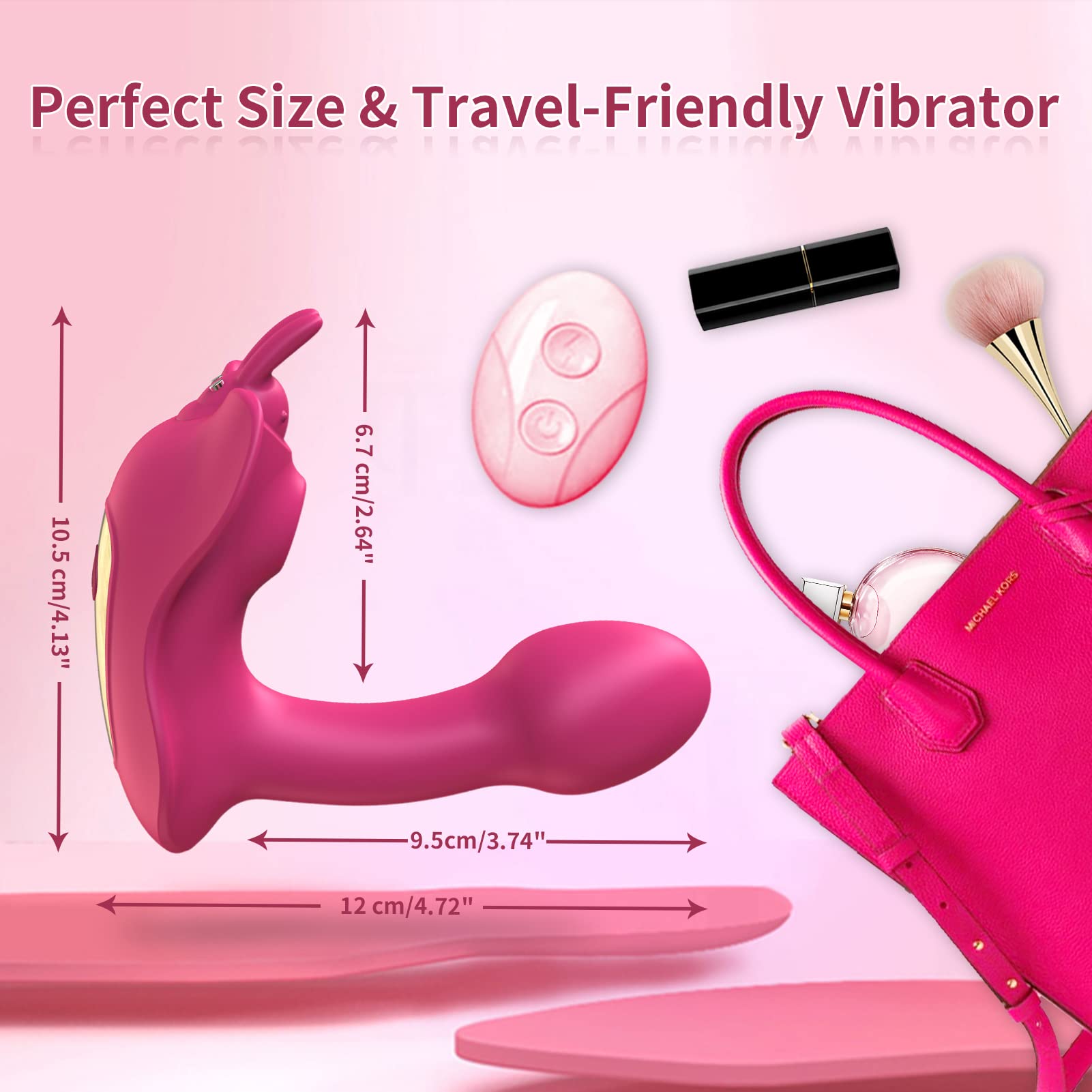 G Spot Clitoris Vibrator Wearable Vibrators Remote Control Stimulator Adult Suction Sex Toys Clitoral Panty Vibrator for Women Pleasure Remote Control