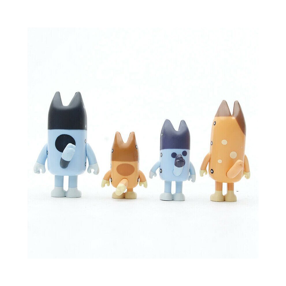 Bluey Family And Friends Action Figures Model Toy Cake Toppers Playset Kids Gift 12Pcs Pack