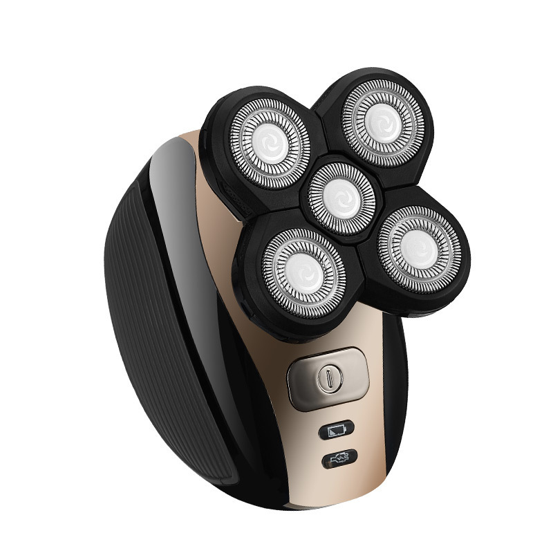 Head Shavers for Bald Men 5 in 1 Electric Shavers for Bald Men Waterproof Cordless Shaver Wet and Dry Shaving Rechargeable and Cordless Beard Trimmer