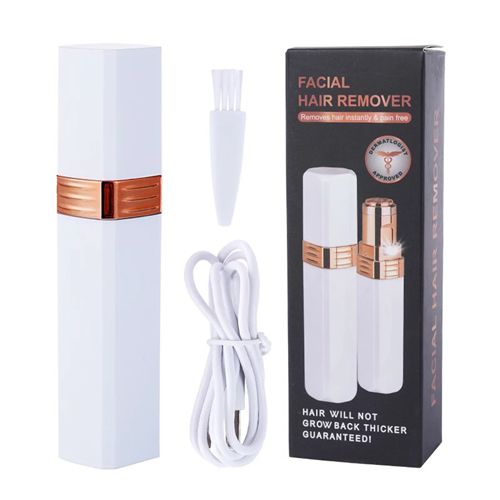 Portable Lipstick Shaver for Women USB Rechargeable Electric Hair Remover
