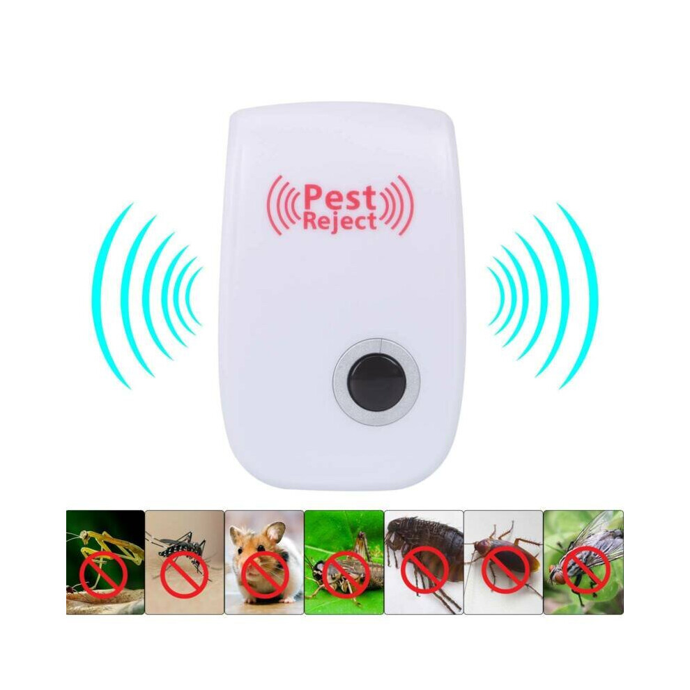 (4PCS) Ultrasonic Plug In Pest Repeller Deter Mouse Mice