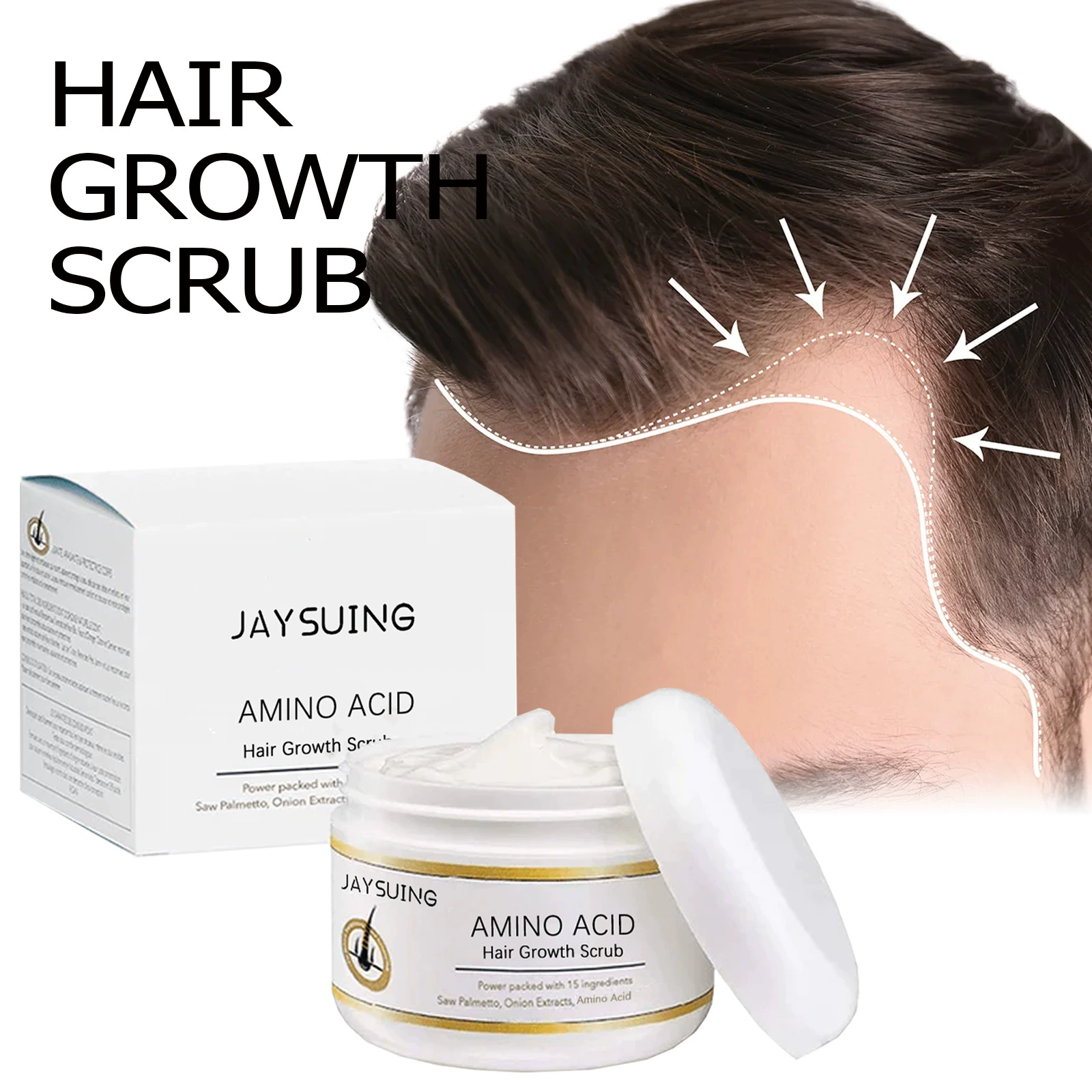 Strengthen Hair Root Growth Scrub Clean Repair Damaged Scalp Scrub Cream