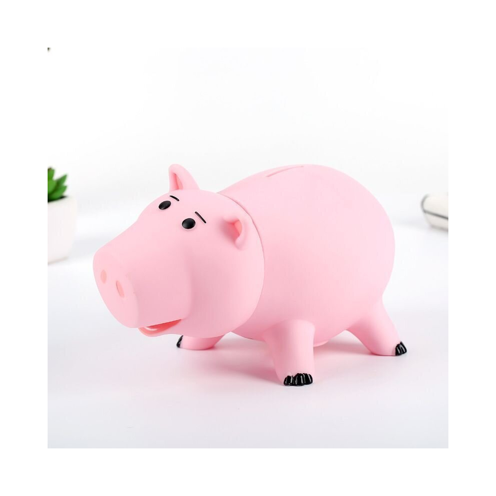 18CM Toy Story Hamm Piggy Bank Pink Pig Coin Box PVC Model Kids Gift Toys