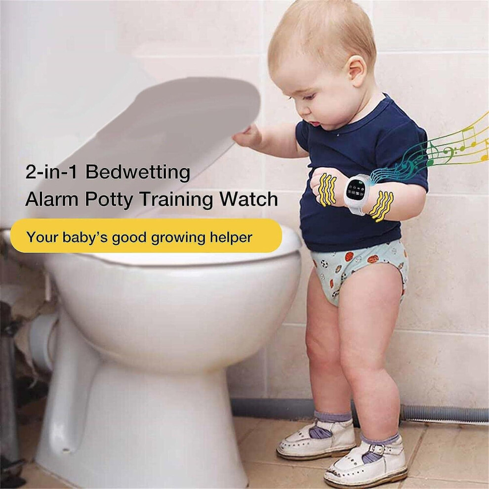 Bedwetting Alarm For Children, Wireless Bedwetting Alarm, Rechargeable Potty Training Watch, Bed Wetting Alarm