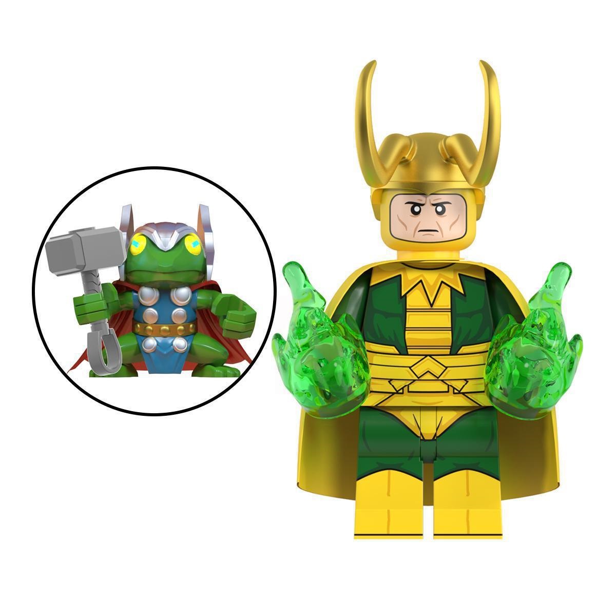 8 PCS Sets Marvel Building Blocks Set Toy Super Hero MiniFigures Rewards for Children Fits Lego