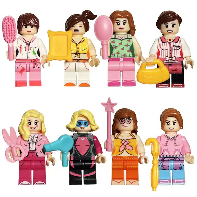 (8 PCS H) Building Blocks Figures Mercenaries Toys Mini Figures Humanoid Dolls Children Toys Birthday Gifts Cartoon Characters