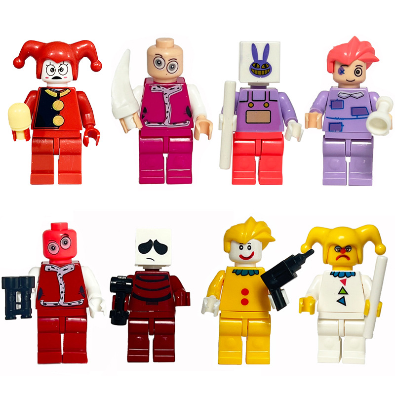 (8 PCS H) Building Blocks Figures Mercenaries Toys Mini Figures Humanoid Dolls Children Toys Birthday Gifts Cartoon Characters