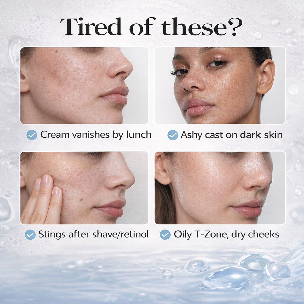 Hyaluronic Acid Capsule Cream 120 Hour Hydration Vegan Fragrance Free Travel Friendly Daily Face Moisturizer