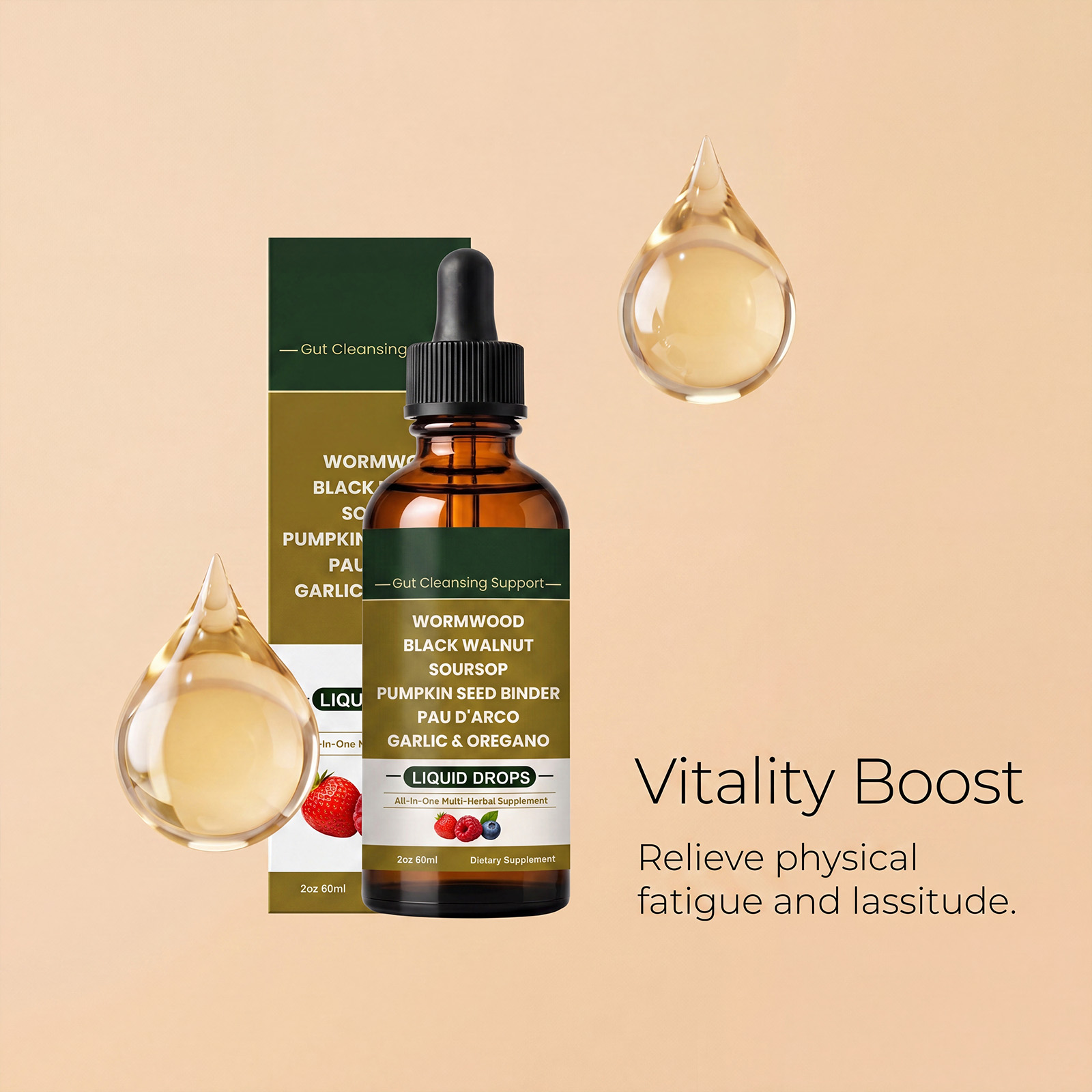 Smooth Regulate Care Drops Herbal Nourish Straighten Inner Comfort Condition Daily Portable Drink Body Care Agent