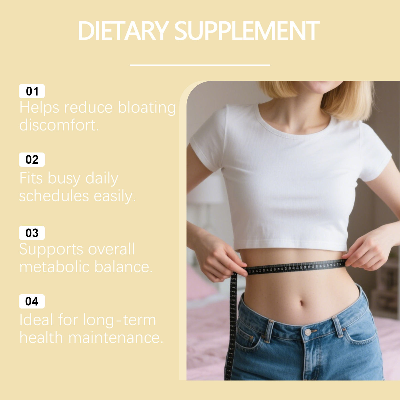 Body Shaping Drops Pure Formula Balanced Nutrition Convenient Dietary Supplement Maintain Light Physical Condition Natural Gentle Daily Internal Care