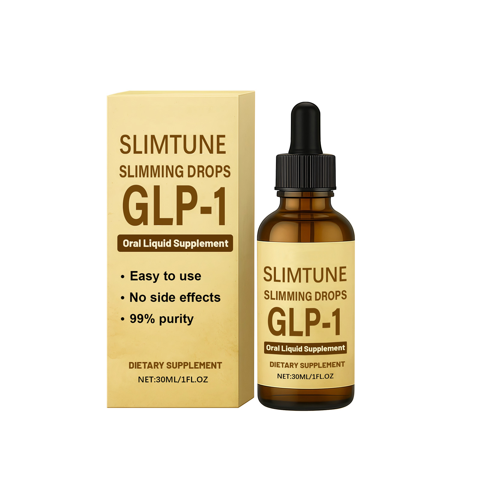 Body Shaping Drops Pure Formula Balanced Nutrition Convenient Dietary Supplement Maintain Light Physical Condition Natural Gentle Daily Internal Care