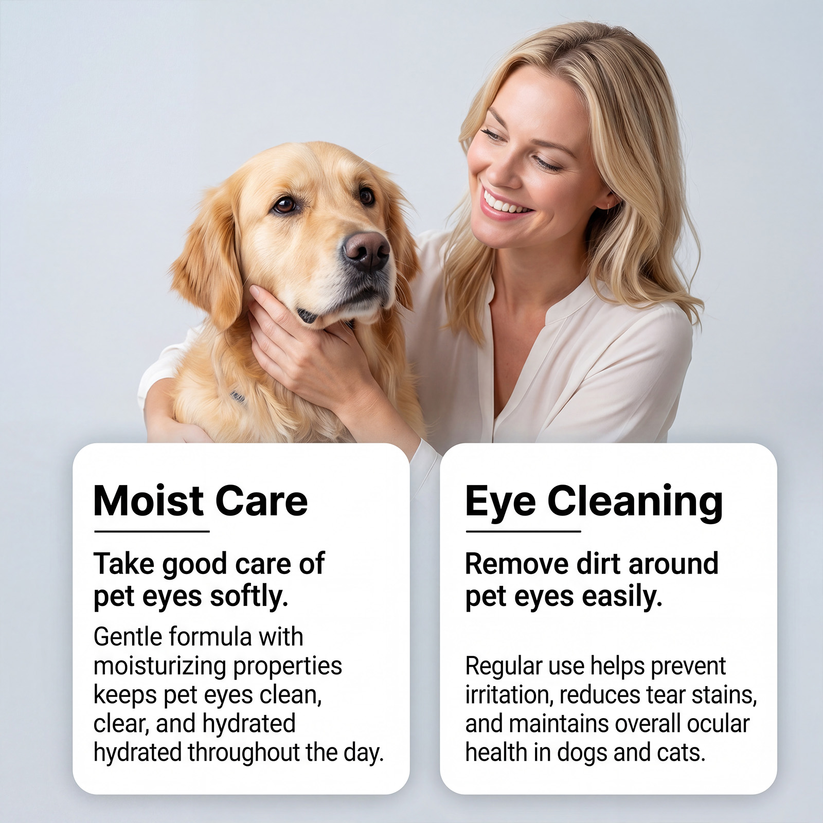 Pet Neomycin Sulfate Eye Drops Mild Texture Moist Comfortable For Cat And Dog Eye Care Use