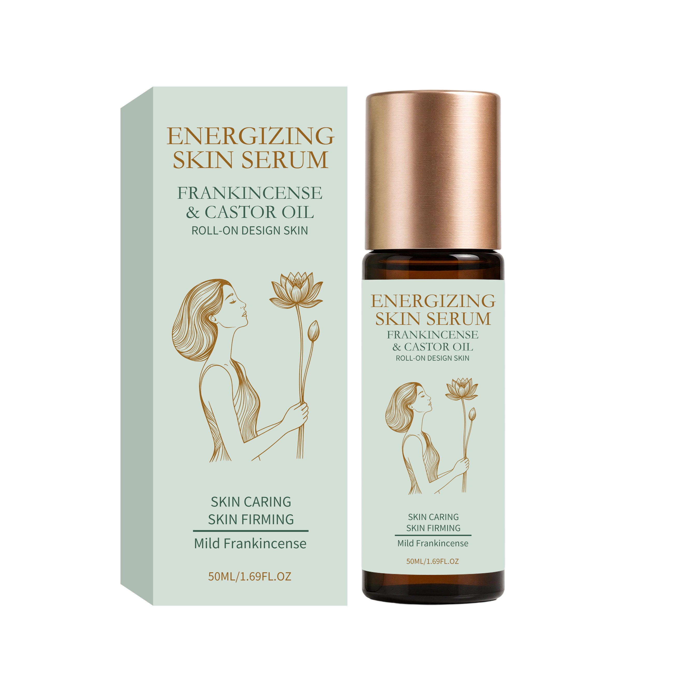 Skin Brightening Frankincense Essence Oil Moisturizing Hydrating Soft Rolling Ball Design Body All Over Usable Care Liquid
