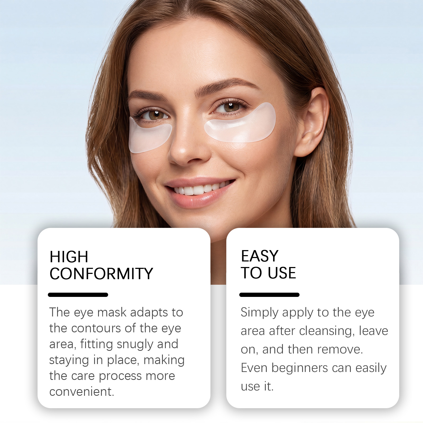 Eye Patch Mild Hydrating Bright Smooth Delicate Soft Skin Friendly Daily Care For Eye Skin Mask Sheet