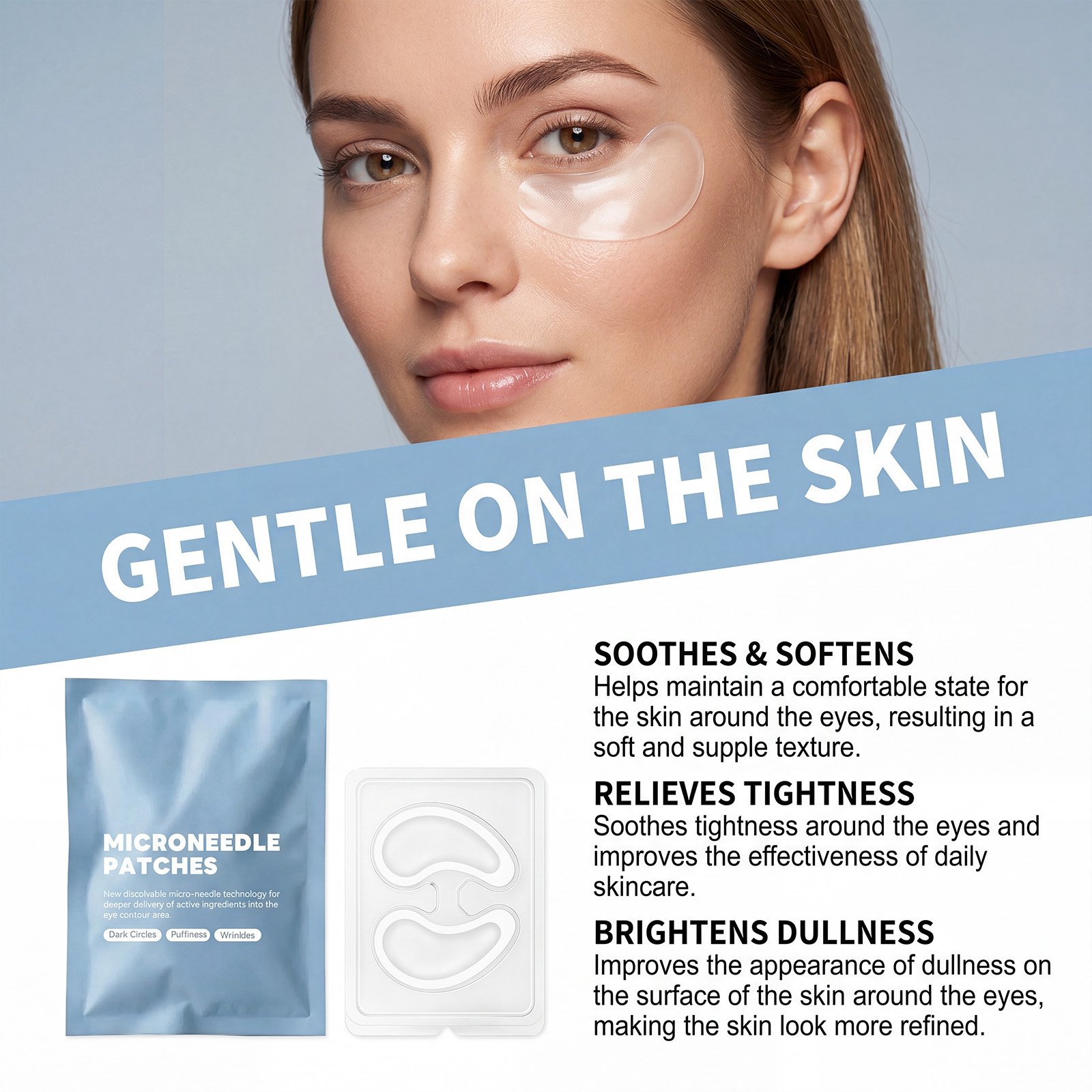 Eye Patch Mild Hydrating Bright Smooth Delicate Soft Skin Friendly Daily Care For Eye Skin Mask Sheet