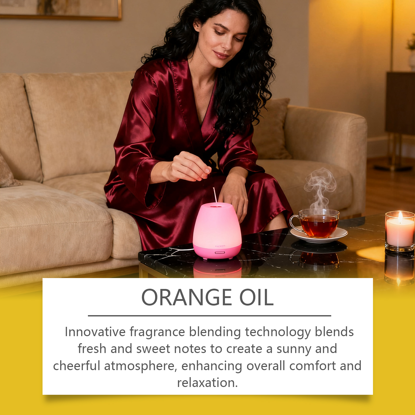 Aromatic Essential Oil Natural Fresh Mild Scent Gentle Ingredients Long Lasting Fragrance Convenient Daily Household Use