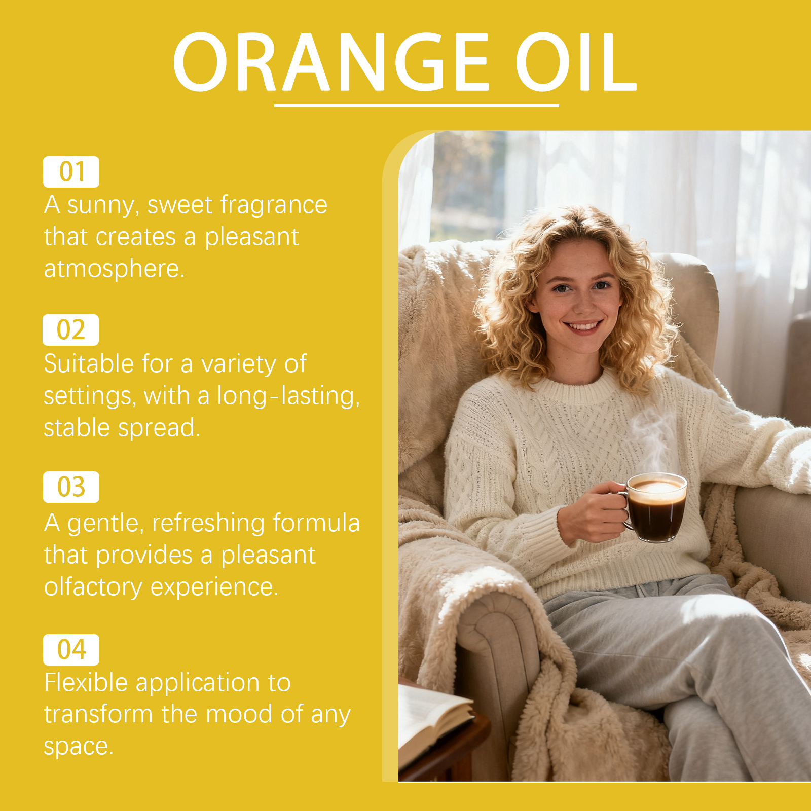 Aromatic Essential Oil Natural Fresh Mild Scent Gentle Ingredients Long Lasting Fragrance Convenient Daily Household Use