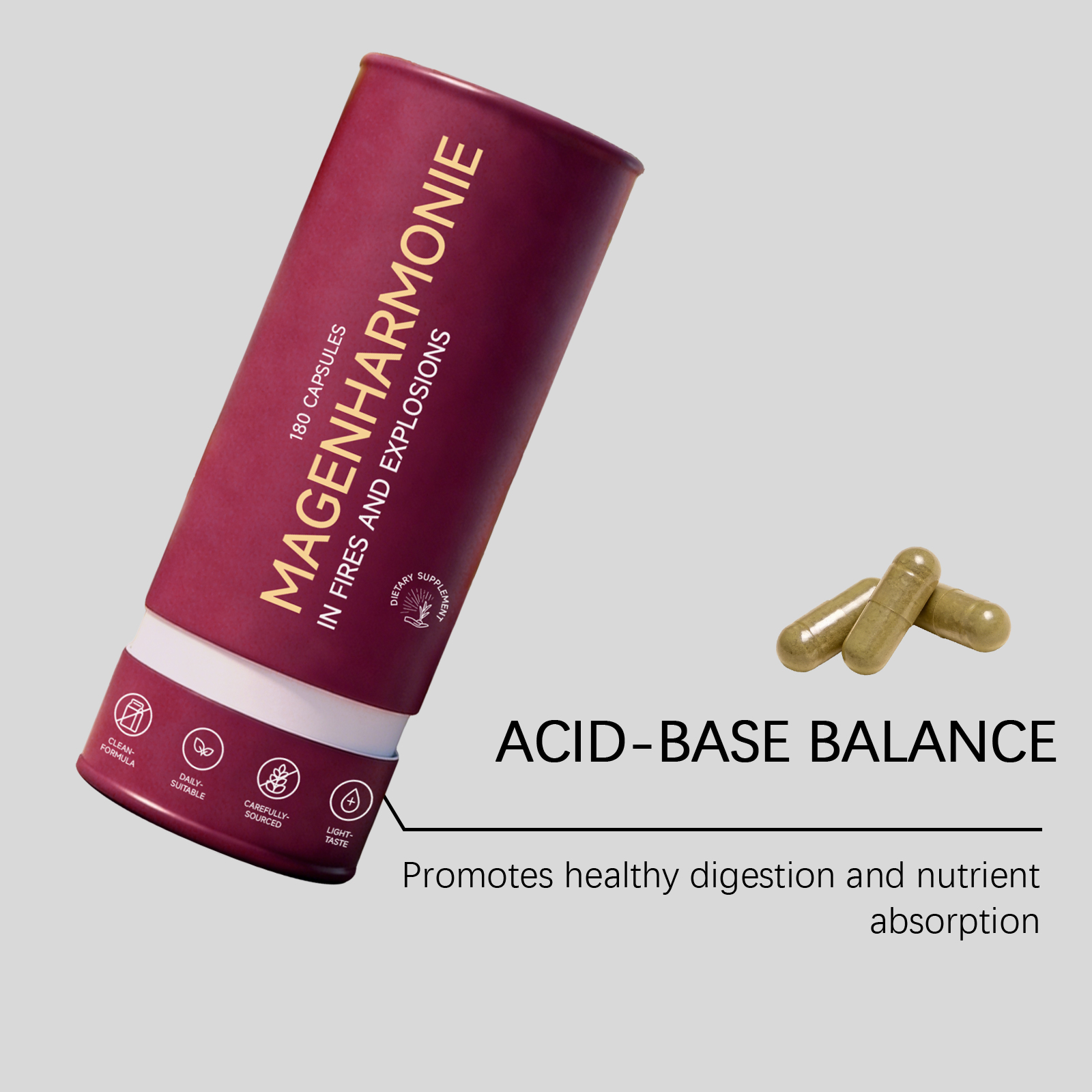 Gut Care Capsules Mild Formula Daily Dietary Nutritional Supplement Ease Stomach Maintain Intestinal Comfort