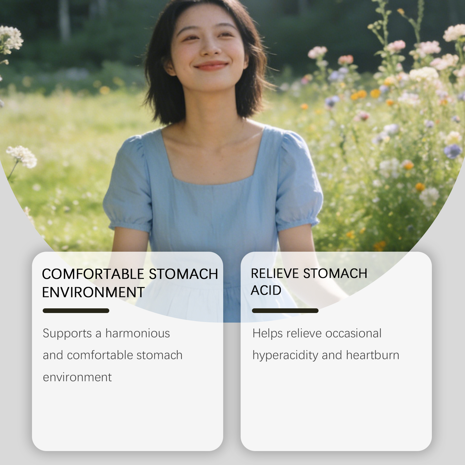 Gut Care Capsules Mild Formula Daily Dietary Nutritional Supplement Ease Stomach Maintain Intestinal Comfort