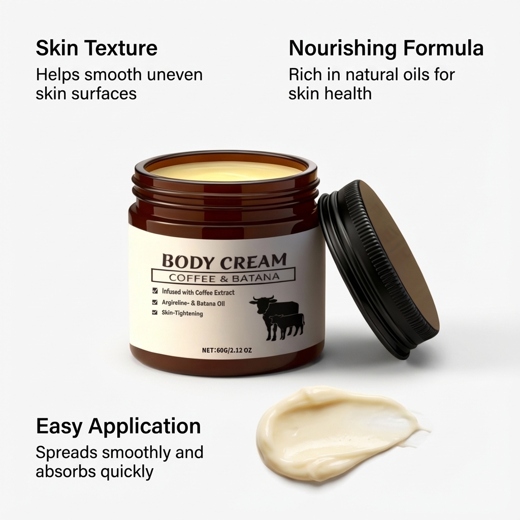 Moisturizing Hydrating Body Cream Daily Hydration Softening Refreshing Care For Rough Skin On Human Body