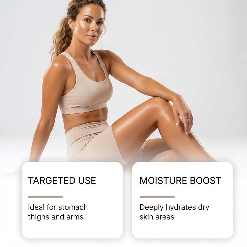 Moisturizing Hydrating Body Cream Daily Hydration Softening Refreshing Care For Rough Skin On Human Body