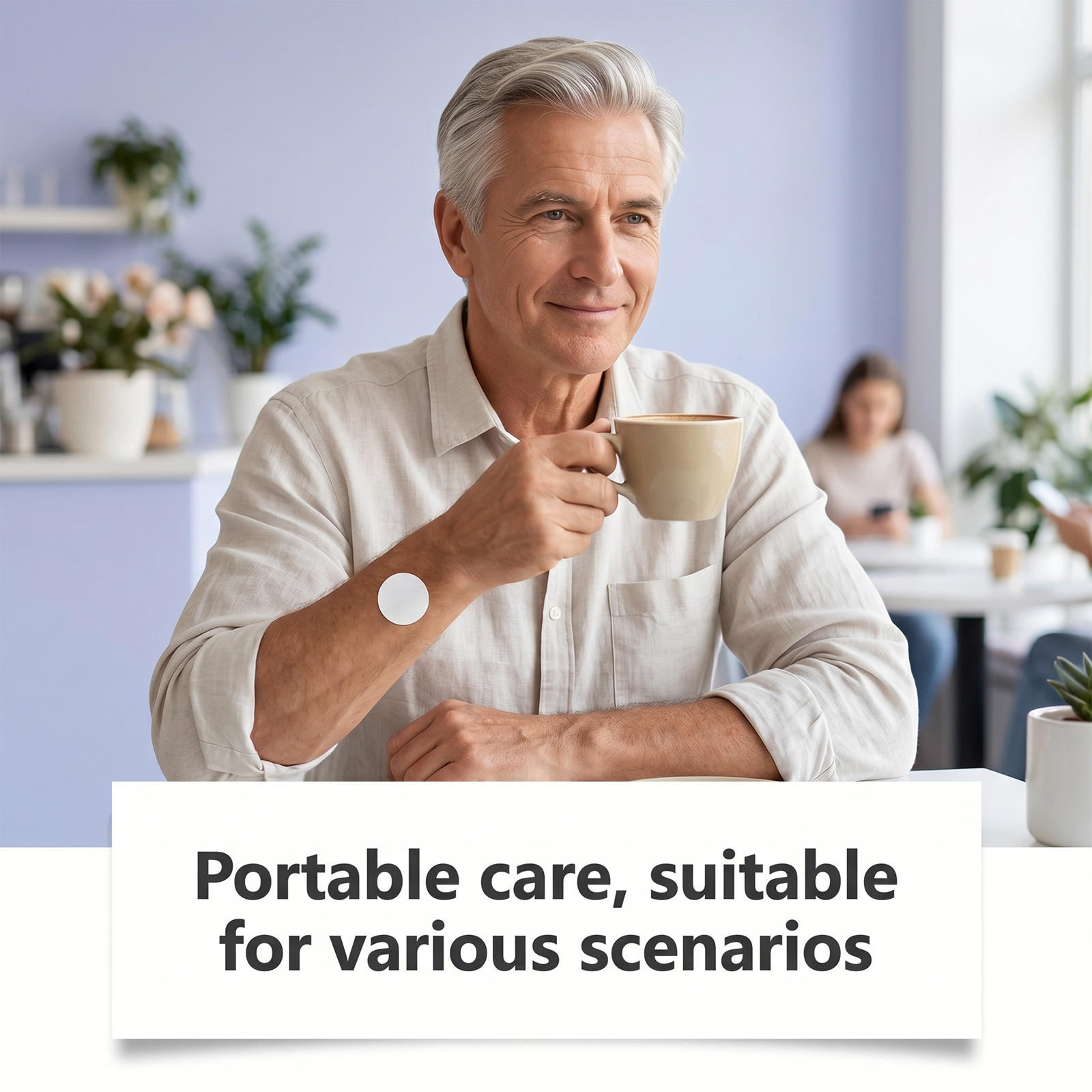 Hand Tremor Care Patch Thin Light Breathable Skin Nourish Comfort Relax Easy Wear Daily Apply Hand