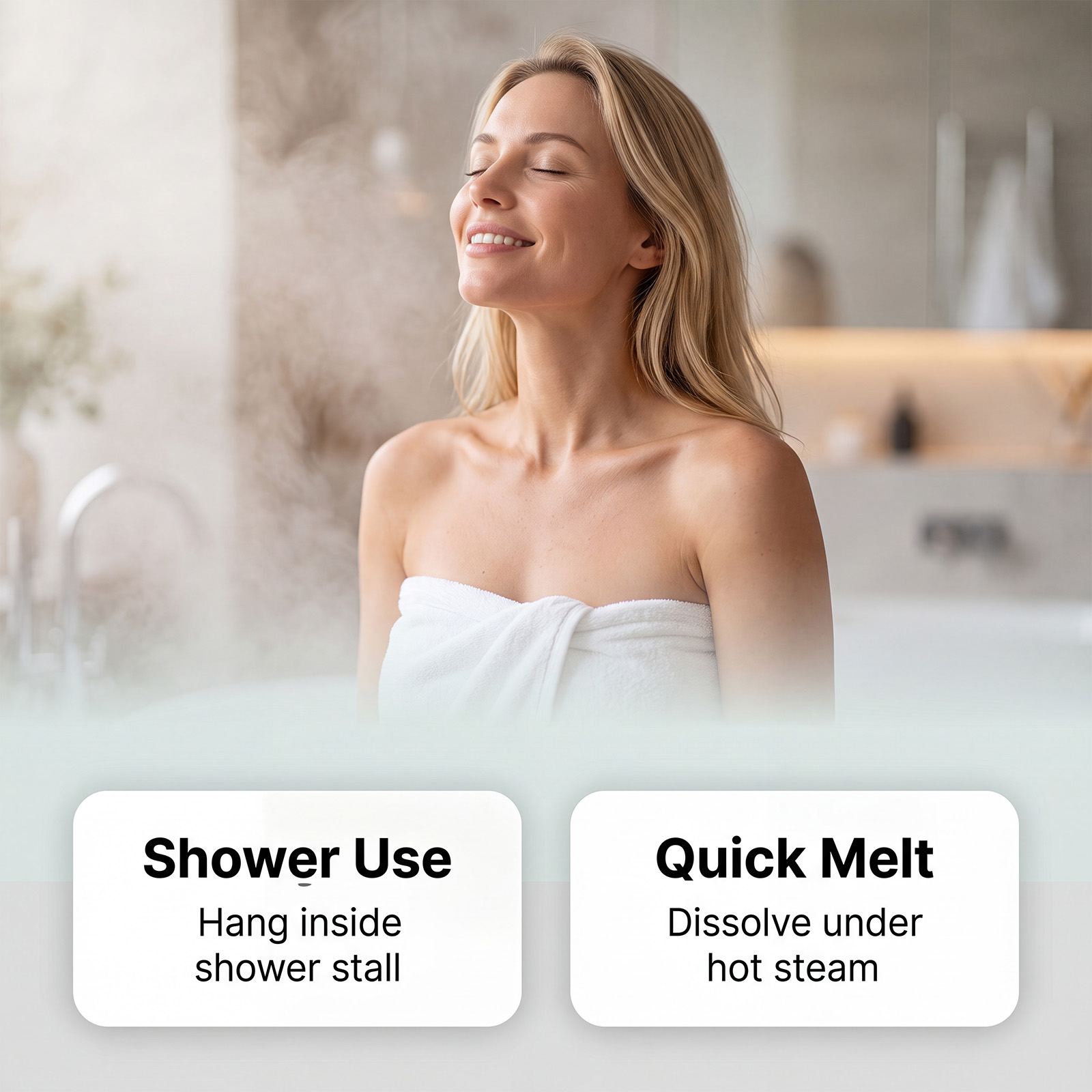 Shower Fragrance Tablet Solid Mild Clean Body Skin Bath Fresh Long Lasting Aroma Wash Piece