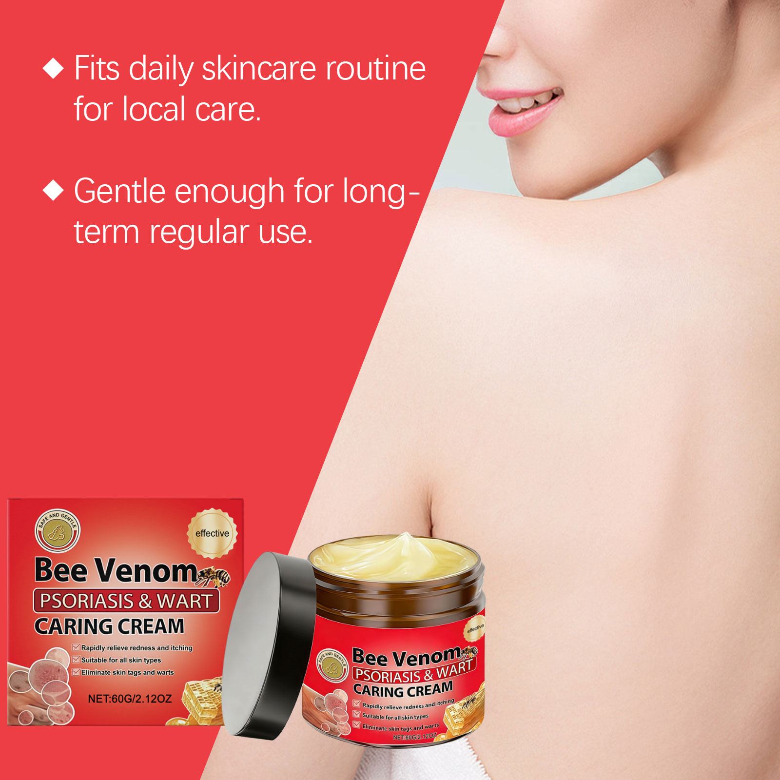 Local Cleansing Ointment Mild Ingredients Clean Body Skin Tender Moisturizing Daily Massage Smear Lotion