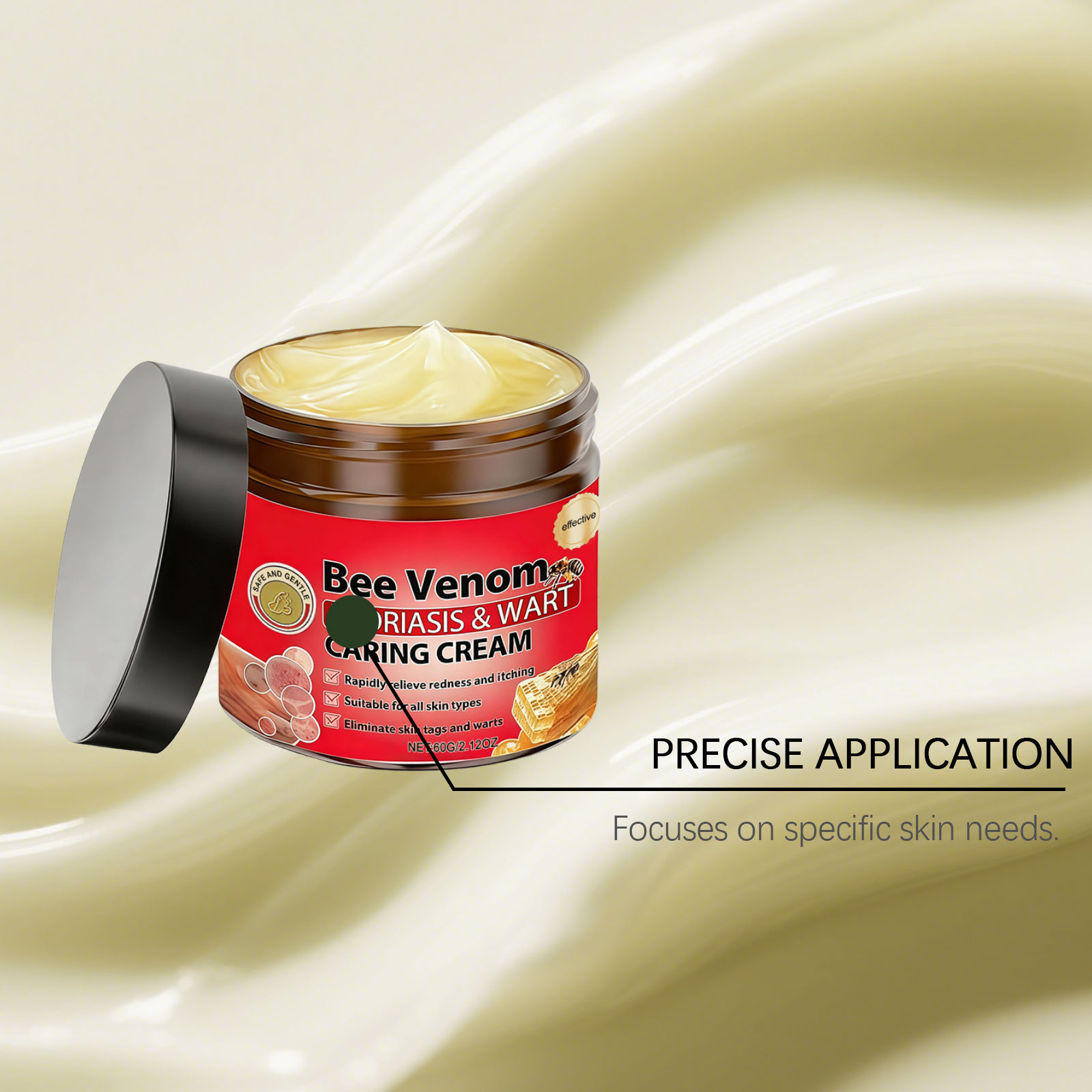 Local Cleansing Ointment Mild Ingredients Clean Body Skin Tender Moisturizing Daily Massage Smear Lotion