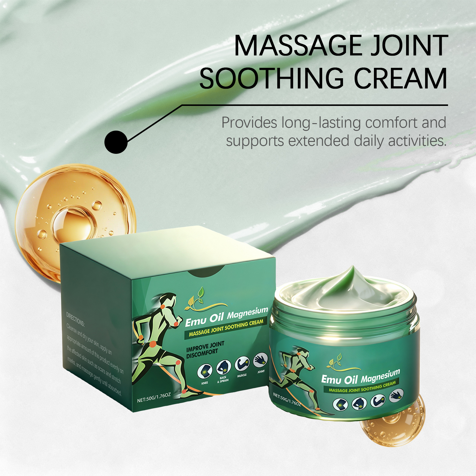 Joint Care Cream Mild Nourishing Protect Knee Wrist Joint Daily Comfort External Smear Massage Lotion