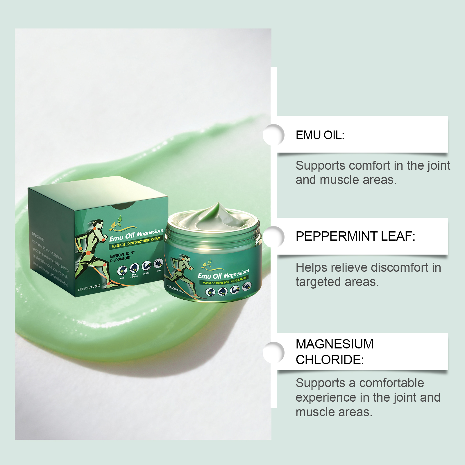 Joint Care Cream Mild Nourishing Protect Knee Wrist Joint Daily Comfort External Smear Massage Lotion