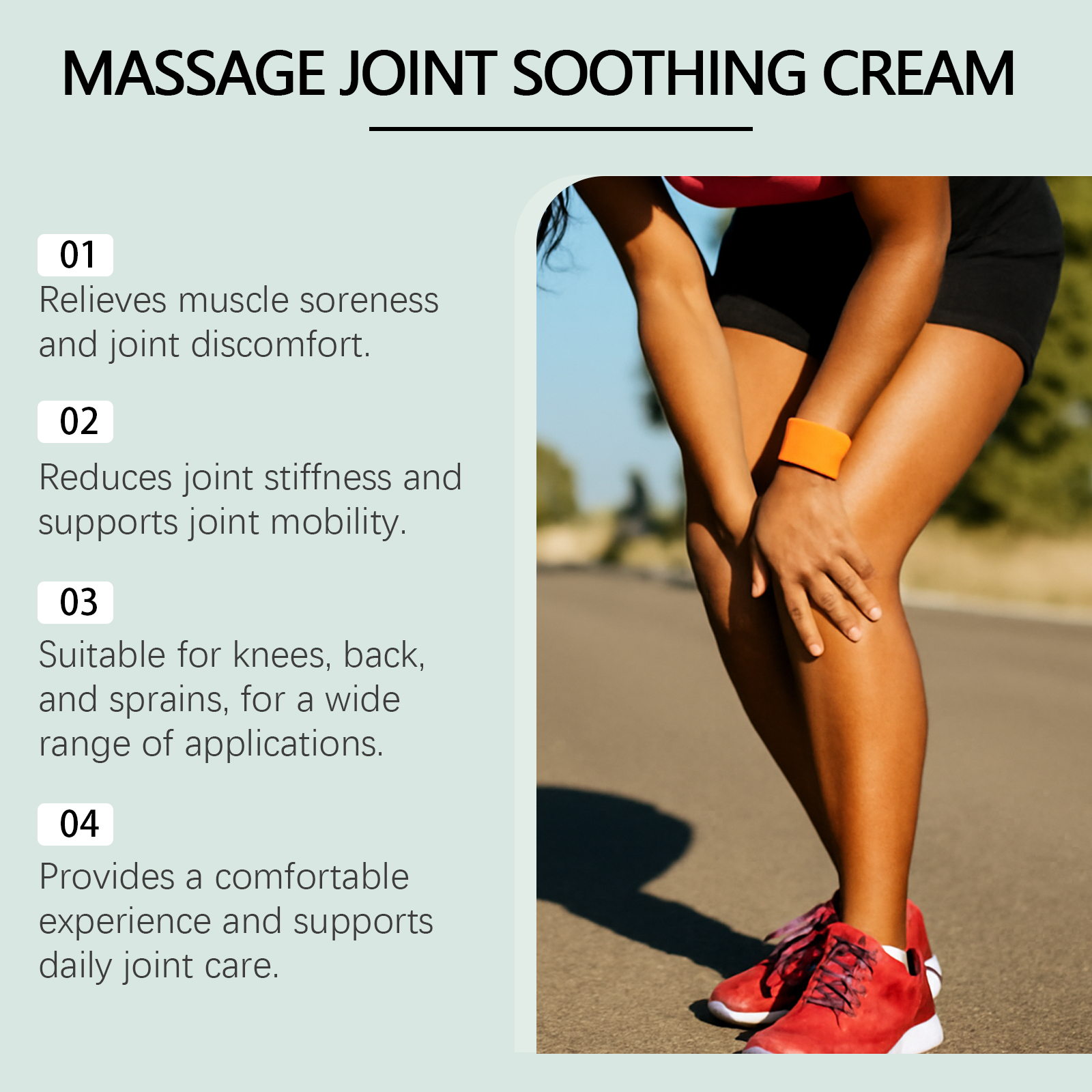 Joint Care Cream Mild Nourishing Protect Knee Wrist Joint Daily Comfort External Smear Massage Lotion