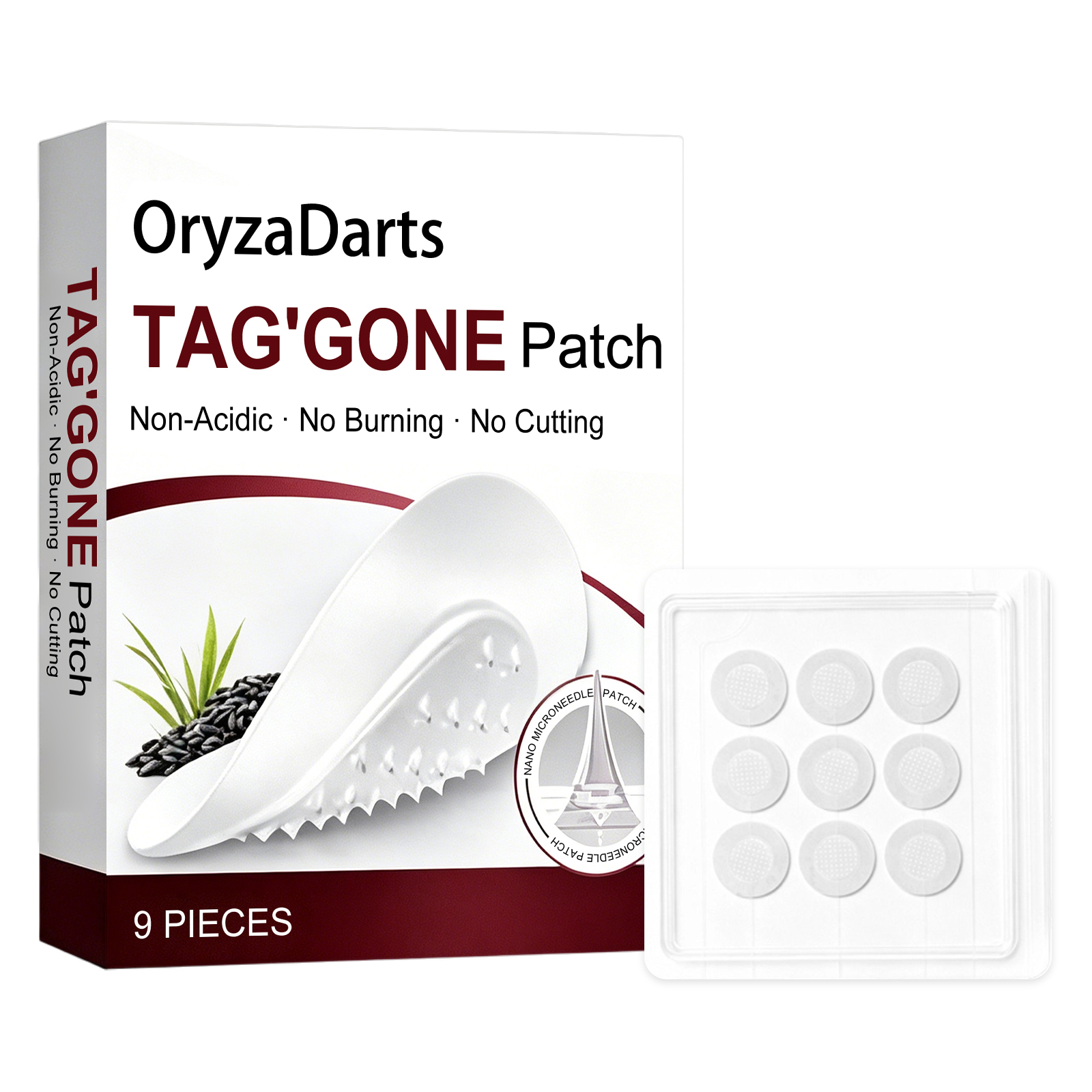 Skin Brightening Care Patch Transparent Invisible Fit Silky Delicate Skin Cleansing Convenient Nursing Sticker