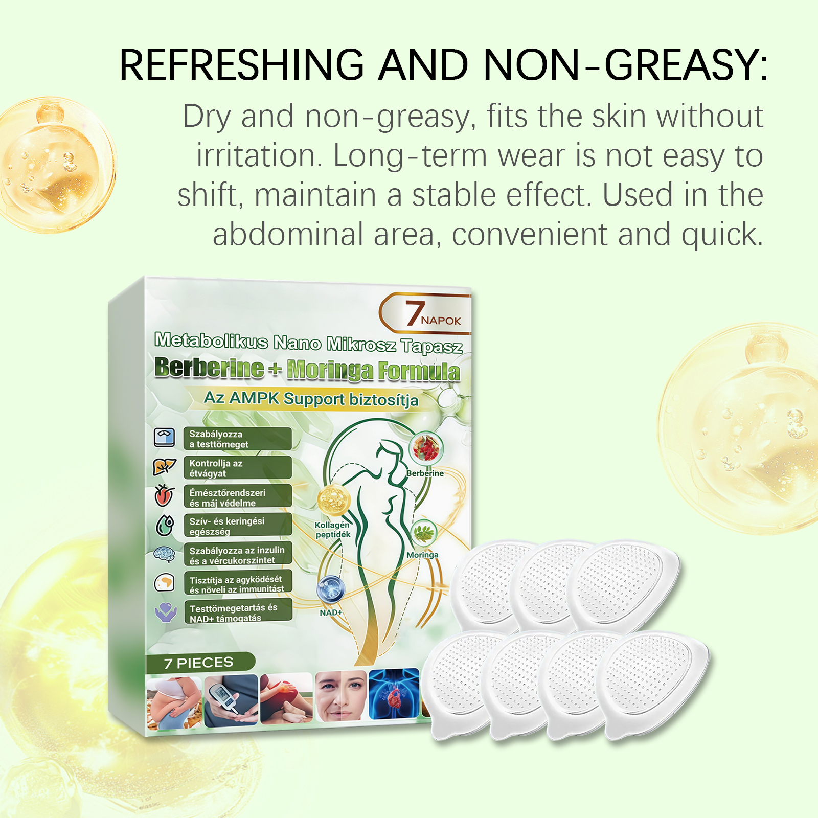 Body Care Patch Mild Gentle Skin Friendly External Portable Daily Body Shaping Nursing