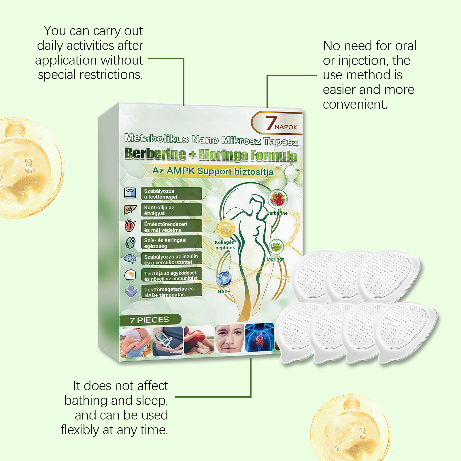 Body Care Patch Mild Gentle Skin Friendly External Portable Daily Body Shaping Nursing