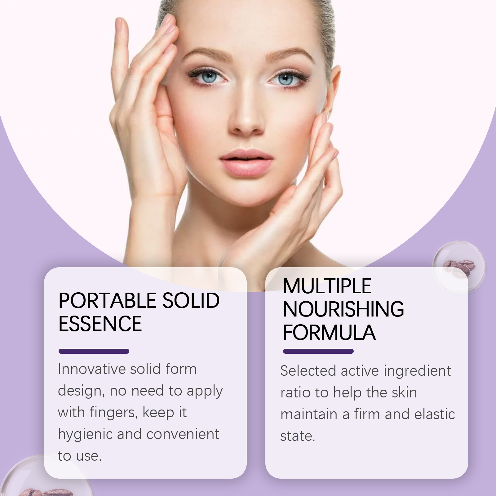 Firming Essence Stick Skin Moisturizing Elasticity Fade Fine Lines Tightening Massage Neck Portable Essence