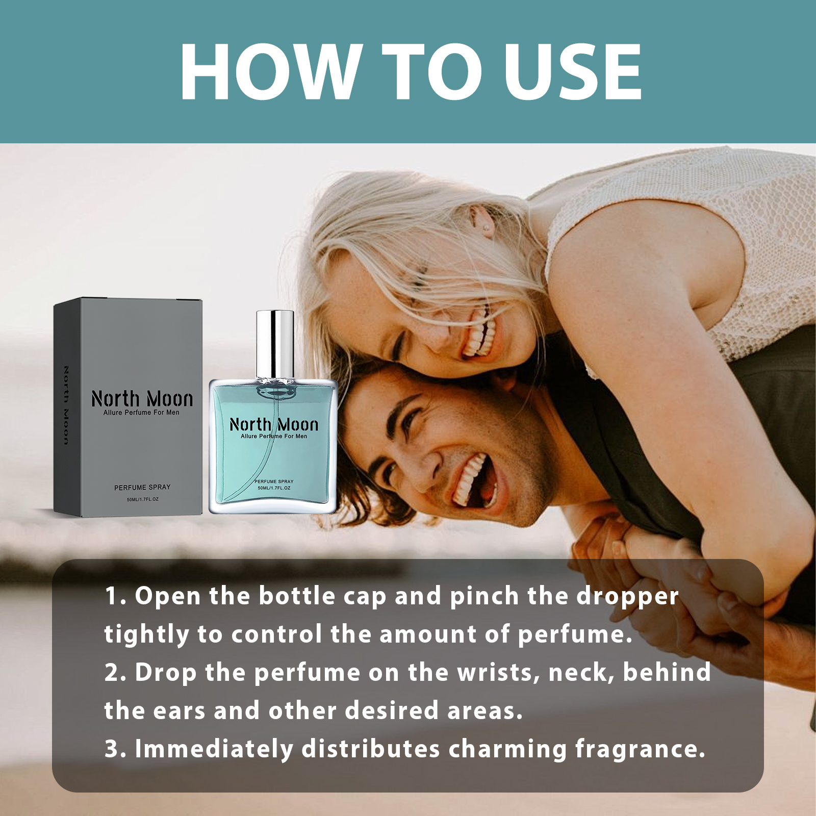 Men Charm Perfume Men Release Charm Natural Fresh Long Lasting Light Fragrance Niche Perfume