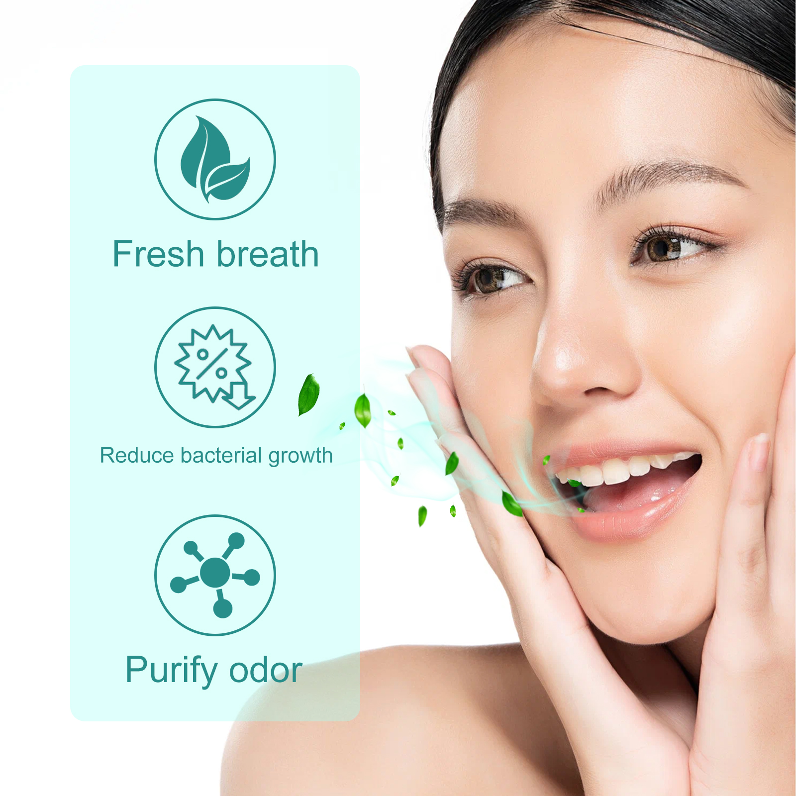 Breath Freshening Essence Oral Care Drops Mint Flavor Long Lasting Freshness Daily Mouth Hygiene 1 PCS