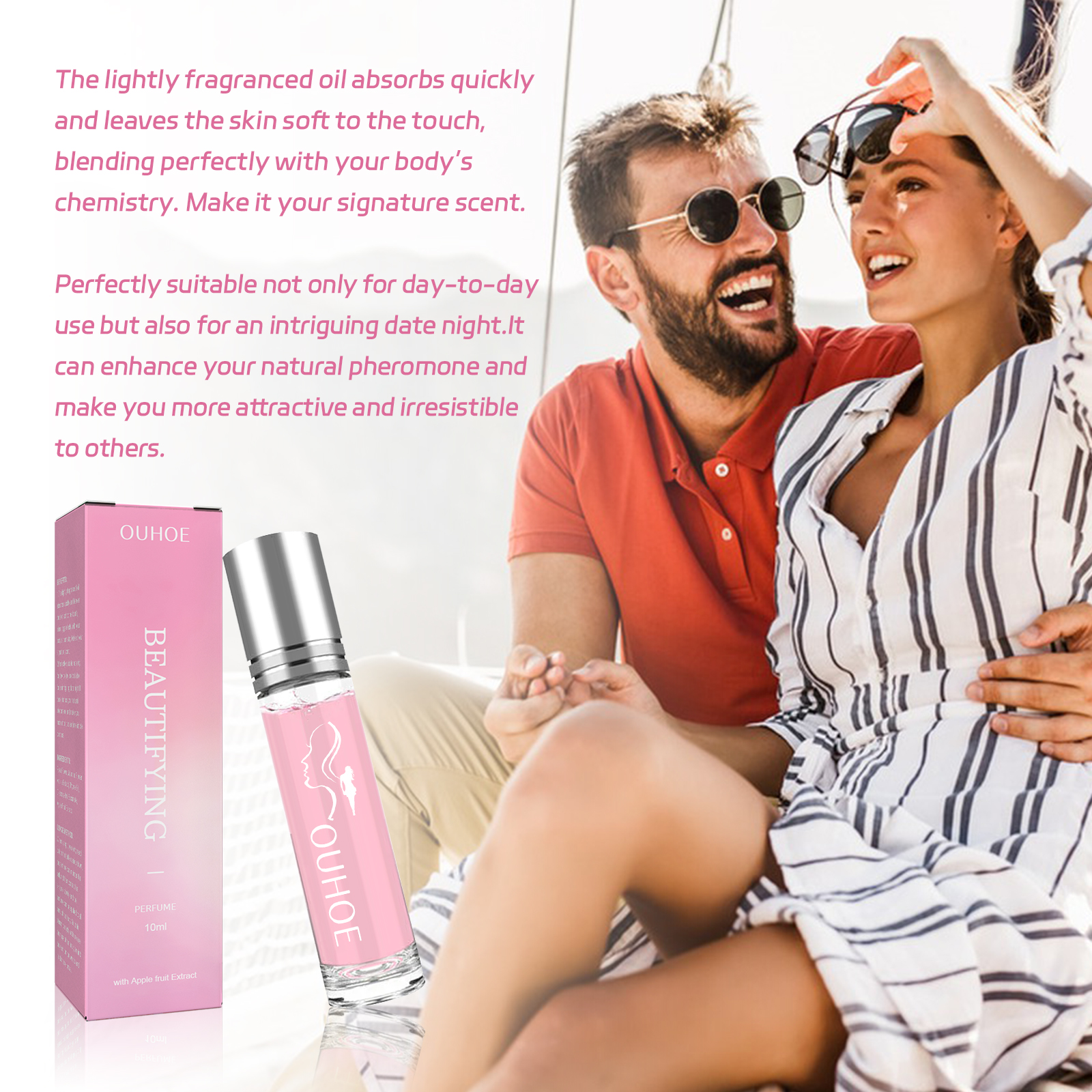 Roll On Perfume Long Lasting Fresh Light Fragrance For Daily Wear And Date Night Portable Unisex Scent
