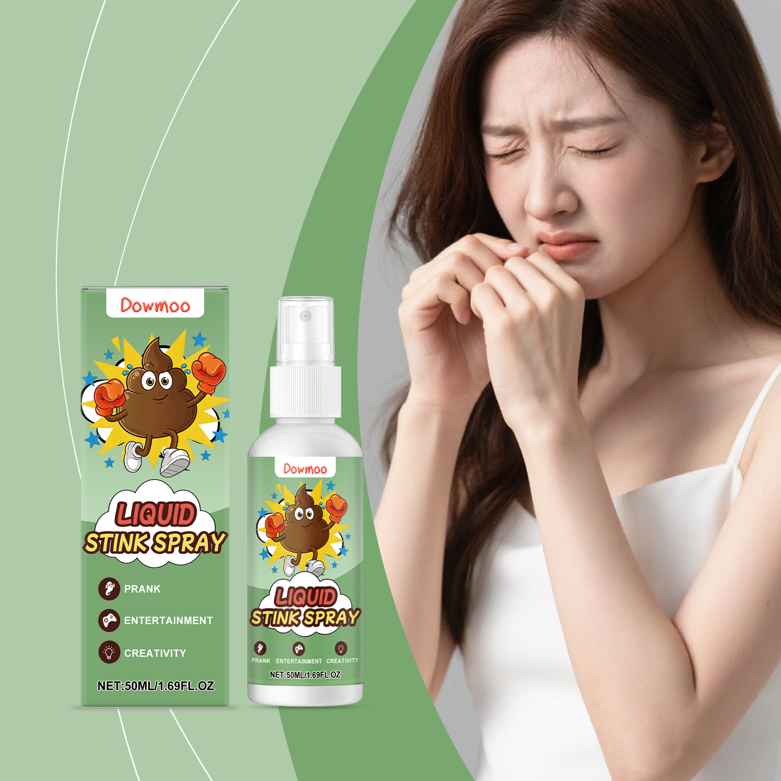 Prank Fart Spray Strong Odor Bomb Synthetic Scent For April Fools Party Entertainment Comedy Props 100ml
