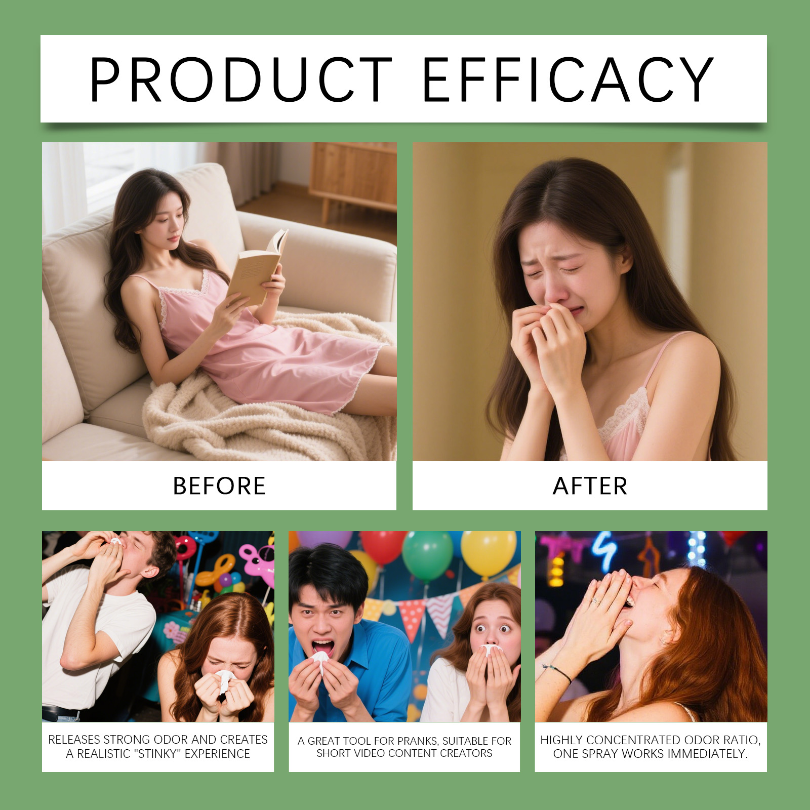 Prank Fart Spray Strong Odor Bomb Synthetic Scent For April Fools Party Entertainment Comedy Props 100ml