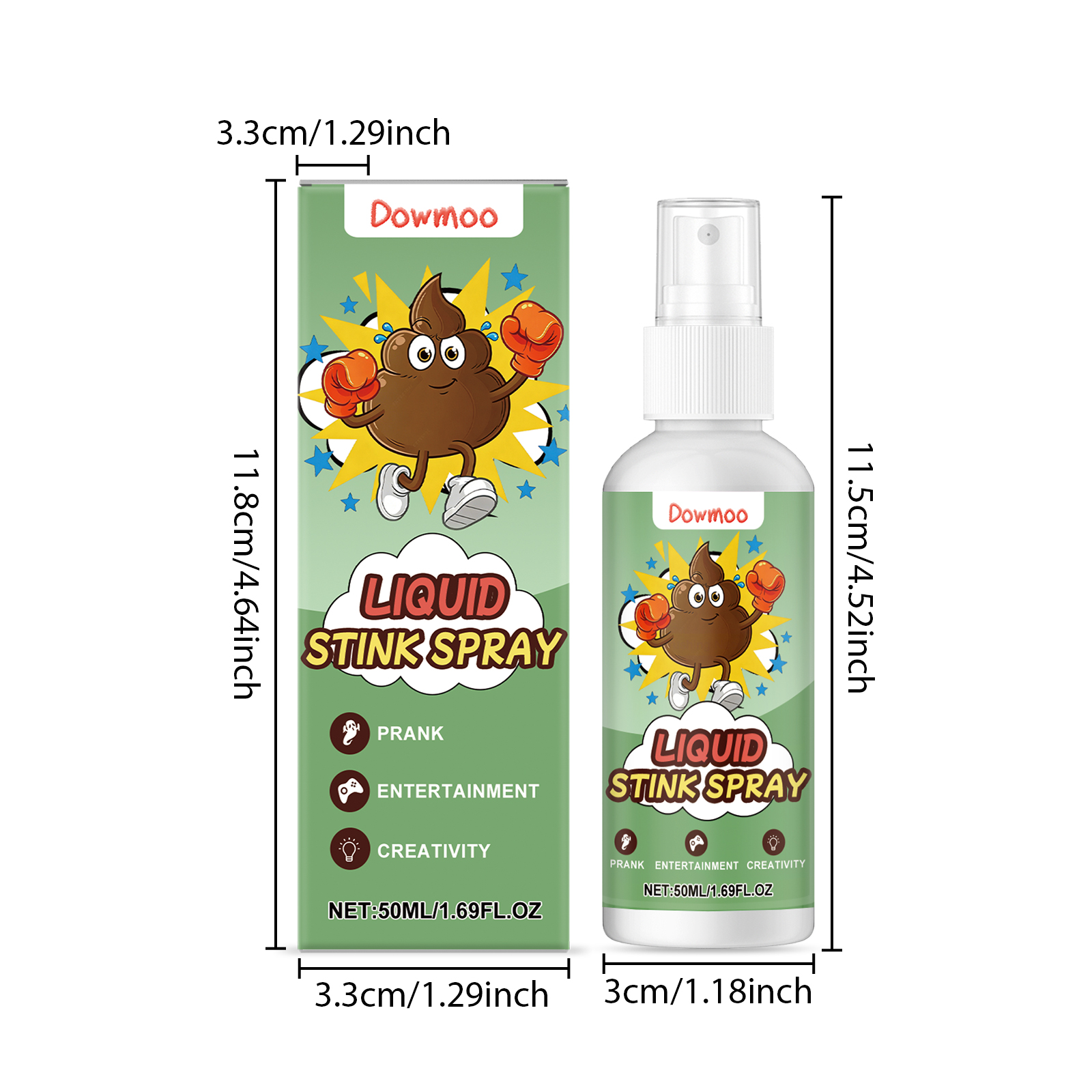 Prank Fart Spray Strong Odor Bomb Synthetic Scent For April Fools Party Entertainment Comedy Props 100ml