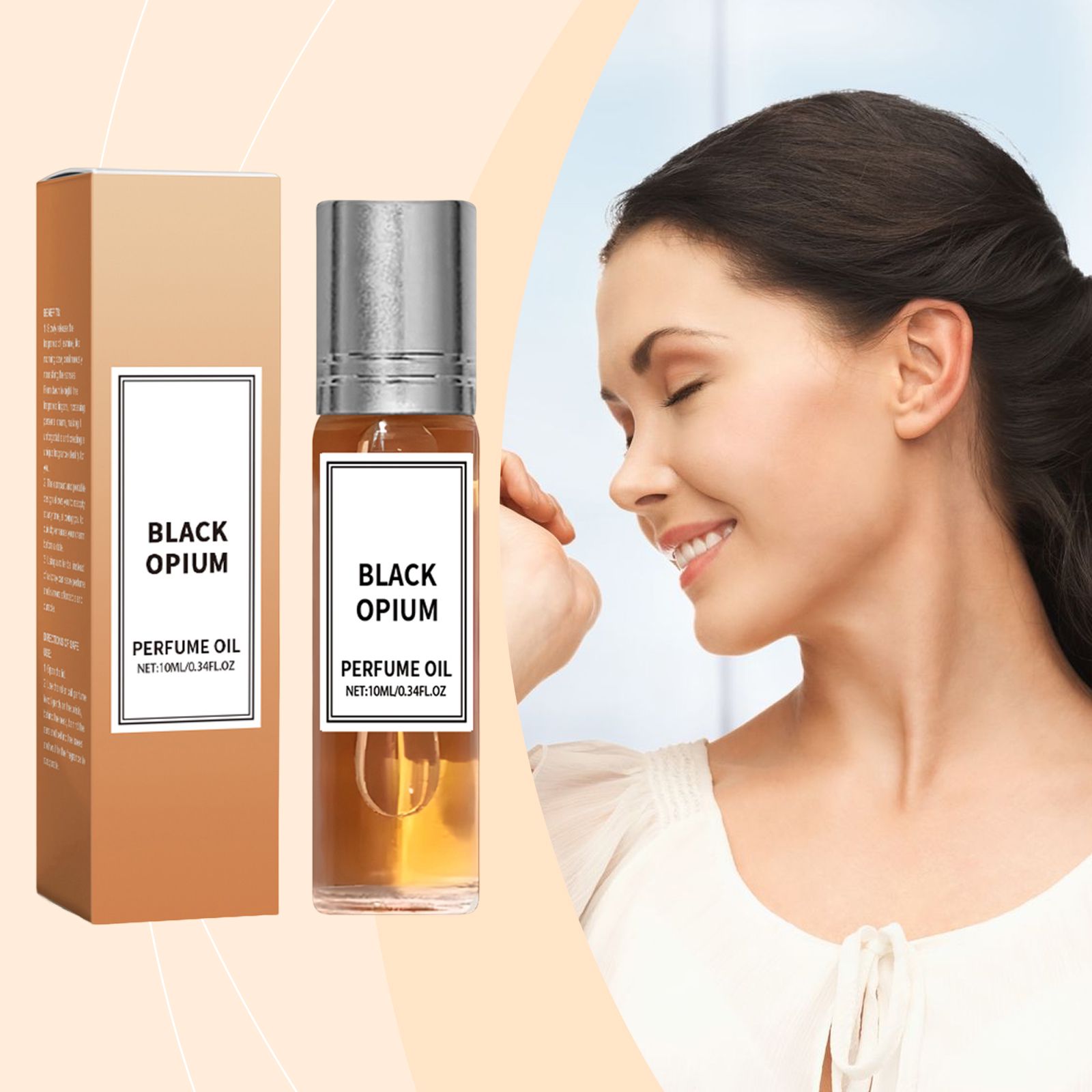 Jasmine Roll On Perfume Long Lasting Fresh Portable For Daily Wear And Gifting 10ml