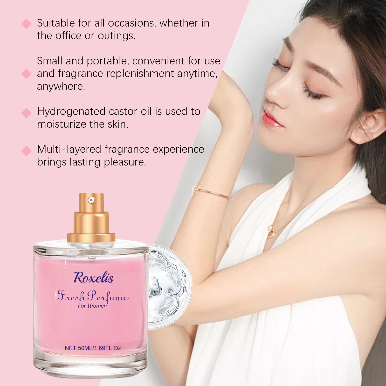 Tuberose Charm Perfume Fresh Long Lasting Natural Fragrance For Daily Wear